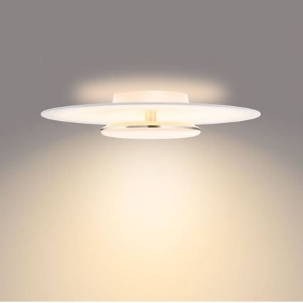 Philips- Himmennettävä LED-kattovalaisin SCENE SWITCH LED/40W/230V 2700K hopea