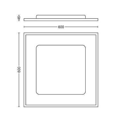 Philips - Himmennettävä LED-kattovalaisin Hue LED/39W/230V 2200-6500K + kauko-ohjaus