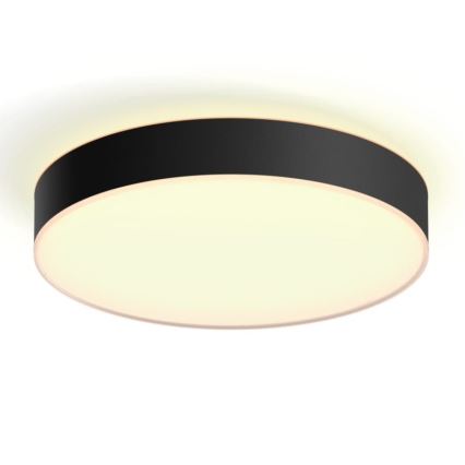 Philips - Himmennettävä LED-kattovalaisin Hue LED/33,5W/230V 2200-6500K halkaisija 425 mm musta + kauko-ohjaus