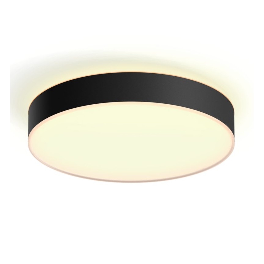 Philips - Himmennettävä LED-kattovalaisin Hue LED/33,5W/230V 2200-6500K halkaisija 425 mm musta + kauko-ohjaus