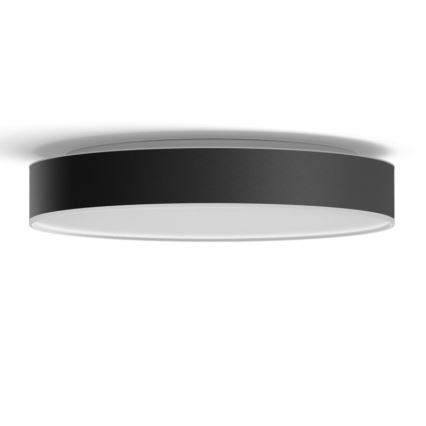 Philips - Himmennettävä LED-kattovalaisin Hue LED/33,5W/230V 2200-6500K halkaisija 425 mm musta + kauko-ohjaus
