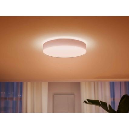 Philips - Himmennettävä LED-kattovalaisin Hue LED/33,5W/230V 2200-6500K halkaisija 425 mm valkoinen + kauko-ohjaus