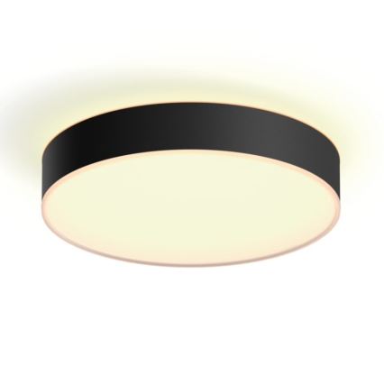 Philips - Himmennettävä LED-kattovalaisin Hue LED/19,2W/230V 2200-6500K halkaisija 381 mm musta + kauko-ohjaus
