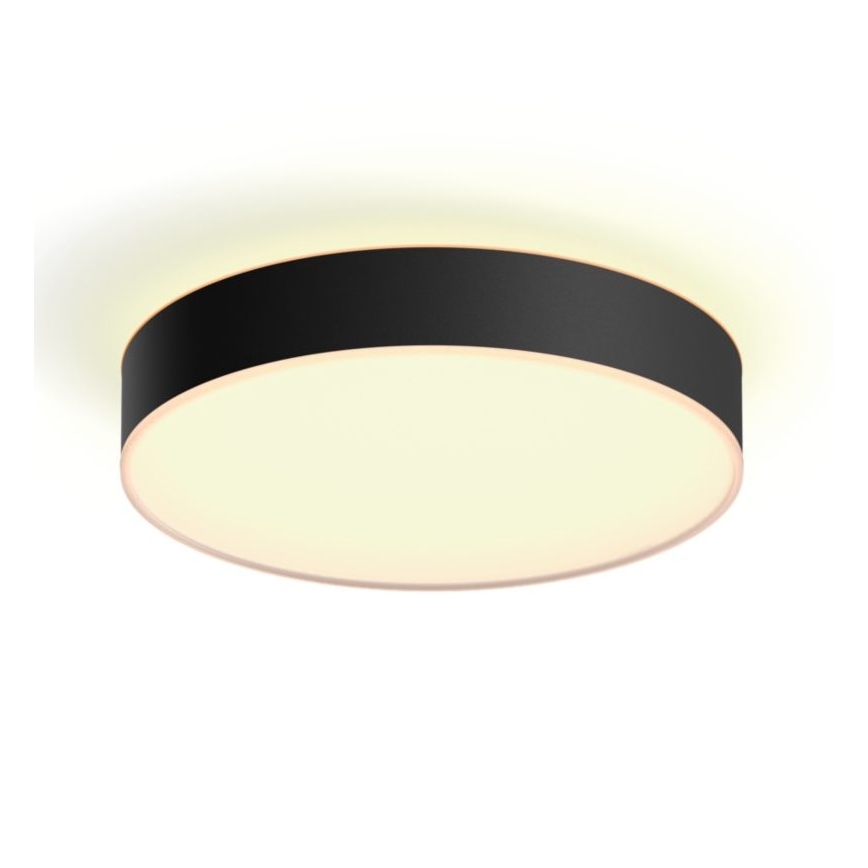 Philips - Himmennettävä LED-kattovalaisin Hue LED/19,2W/230V 2200-6500K halkaisija 381 mm musta + kauko-ohjaus