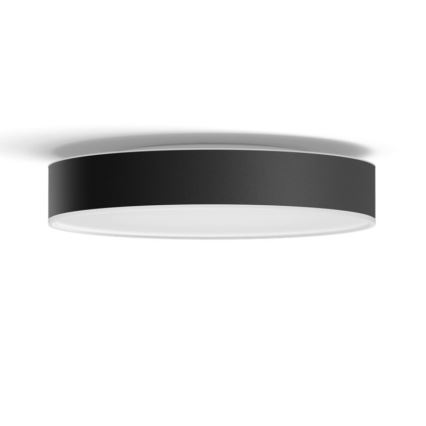 Philips - Himmennettävä LED-kattovalaisin Hue LED/19,2W/230V 2200-6500K halkaisija 381 mm musta + kauko-ohjaus