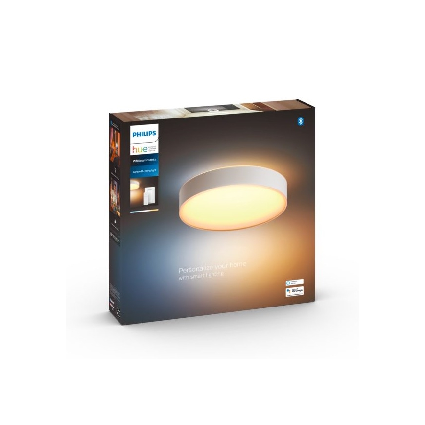 Philips - Himmennettävä LED-kattovalaisin Hue LED/19,2W/230V 2200-6500K halkaisija 381 mm valkoinen + kauko-ohjaus