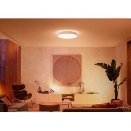 Philips - Himmennettävä LED-kattovalaisin Hue LED/48W/230V 2200-6500K halkaisija 551 mm valkoinen + kauko-ohjaus