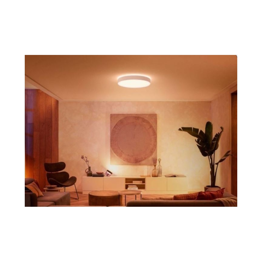 Philips - Himmennettävä LED-kattovalaisin Hue LED/48W/230V 2200-6500K halkaisija 551 mm valkoinen + kauko-ohjaus