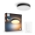 Philips - Himmennettävä LED-kattovalaisin Hue LED/19,2W/230V 2200-6500K halkaisija 381 mm musta + kauko-ohjaus