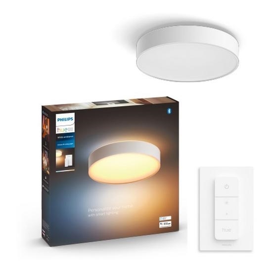 Philips - Himmennettävä LED-kattovalaisin Hue LED/19,2W/230V 2200-6500K halkaisija 381 mm valkoinen + kauko-ohjaus