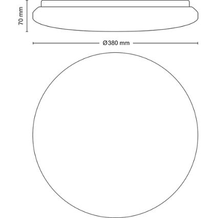 Philips - Himmennettävä LED-kattovalaisin LED/24W/230V 2700-6500K + kauko-ohjaus
