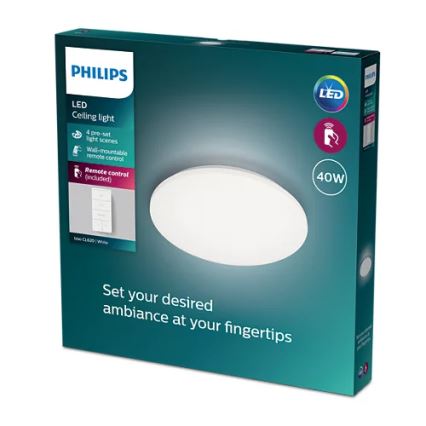 Philips - Himmennettävä LED-kattovalaisin LED/40W/230V 2700-6500K + kauko-ohjaus