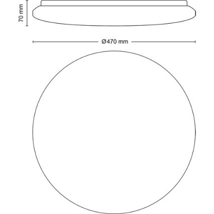 Philips - Himmennettävä LED-kattovalaisin LED/40W/230V 2700-6500K + kauko-ohjaus