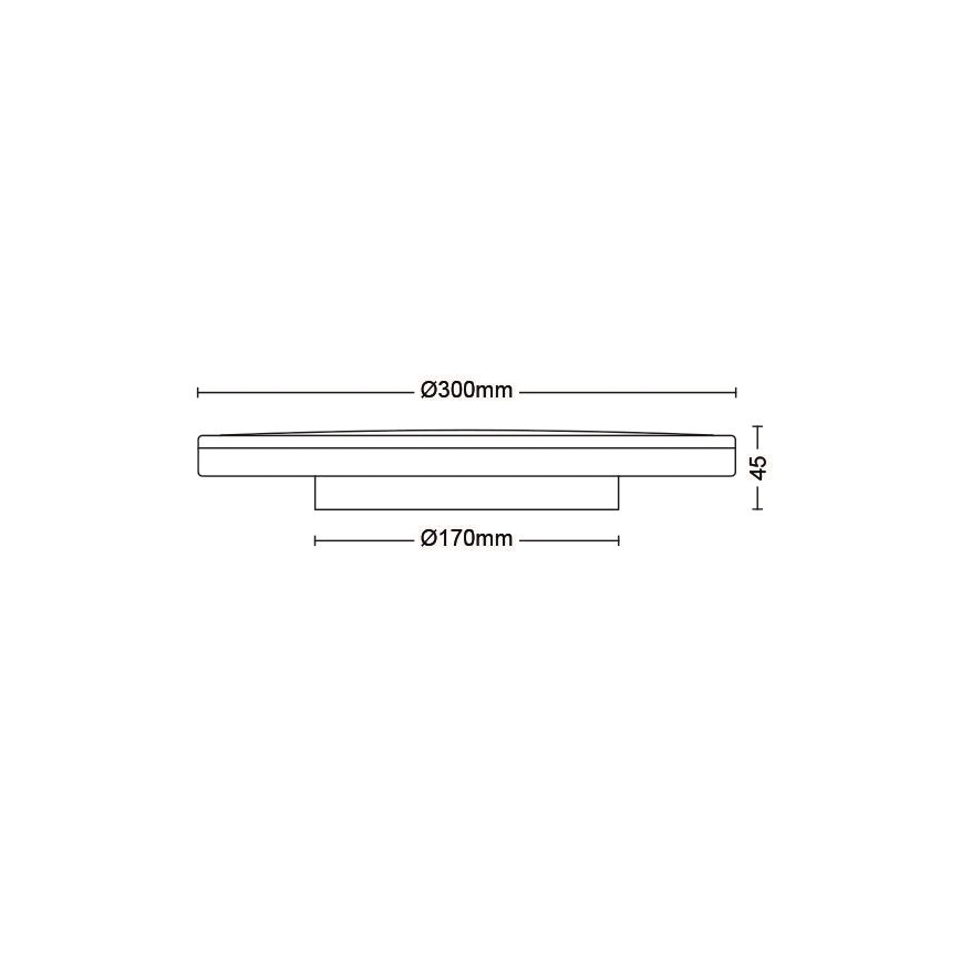 Philips - Himmennettävä LED-kattovalaisin SCENE SWITCH LED/18W/230V halkaisija 30 cm 4000K valkoinen