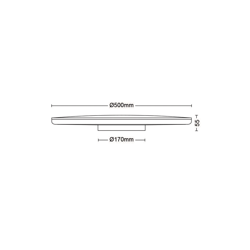 Philips - Himmennettävä LED-kattovalaisin SCENE SWITCH LED/36W/230V halkaisija 50 cm 4000K valkoinen