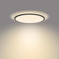 Philips - Himmennettävä LED-kattovalaisin SCENE SWITCH LED/18W/230V halkaisija 30 cm 2700K musta