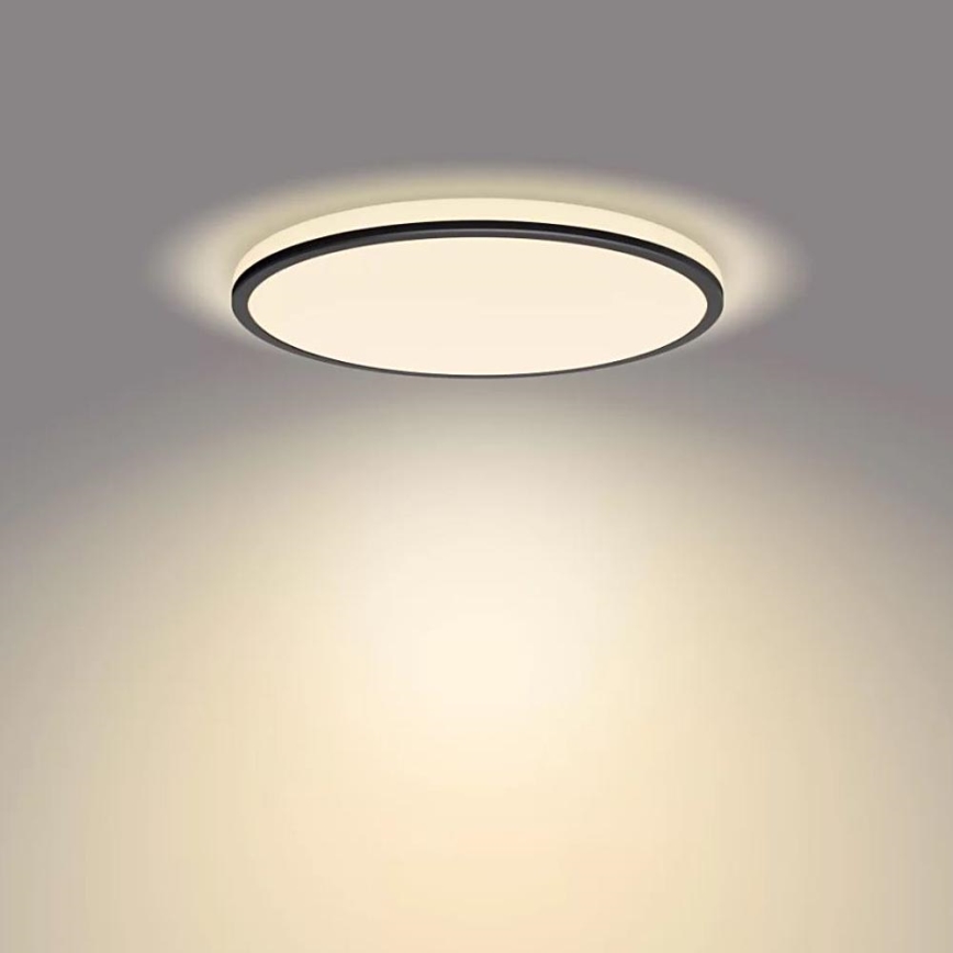 Philips - Himmennettävä LED-kattovalaisin SCENE SWITCH LED/18W/230V halkaisija 30 cm 2700K musta
