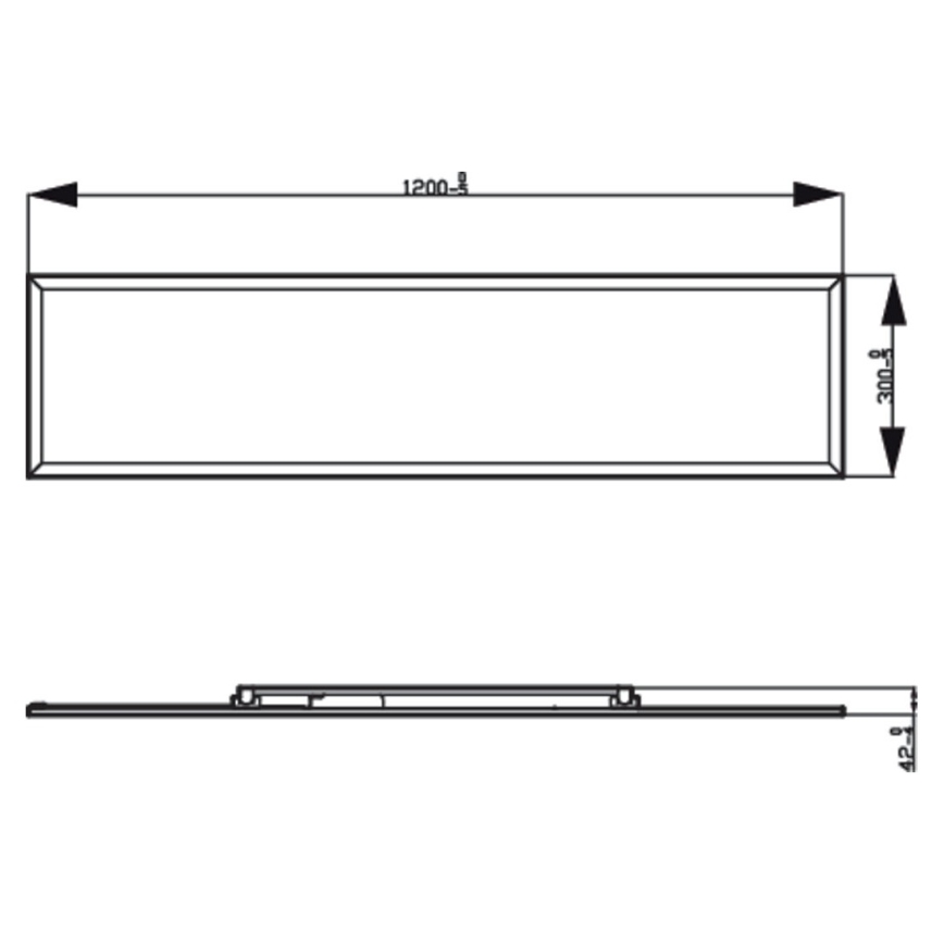 Philips - Himmennettävä LED-kattovalaisin SLIM SCENE SWITCH LED / 36W / 230V 4000K