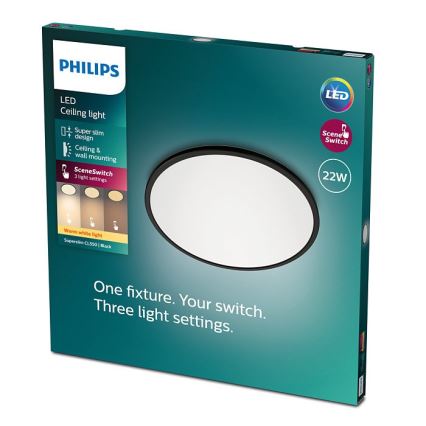 Philips - Himmennettävä LED-kattovalaisin KUVAKYTKIN LED / 22W / 230V