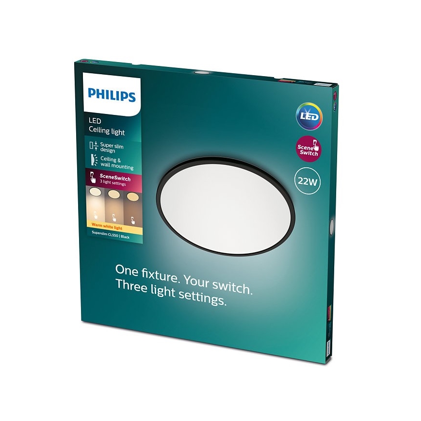 Philips - Himmennettävä LED-kattovalaisin KUVAKYTKIN LED / 22W / 230V