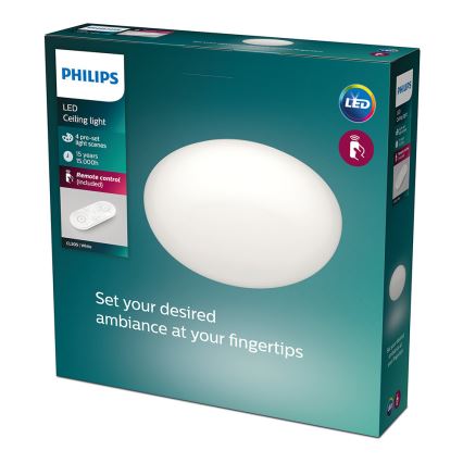 Philips - Himmennettävä LED-kattovalaisin 1xLED/23W/230V + kauko-ohjain