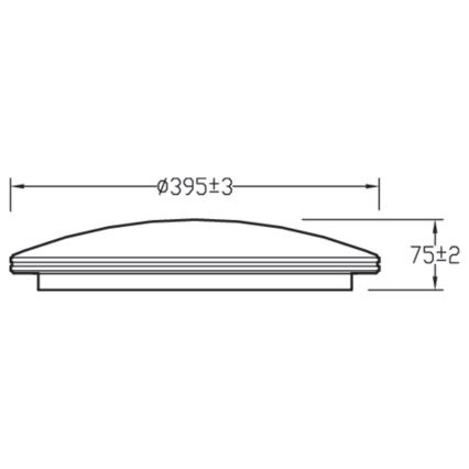 Philips - Himmennettävä LED-kattovalaisin TOBA LED / 23W / 230V 2700-6500K + kaukosäädin
