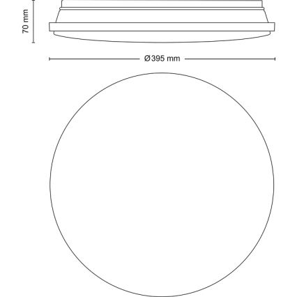 Philips - Himmennettävä LED-kattovalaisin LED/24W/230V 2700-6500K + kauko-ohjaus