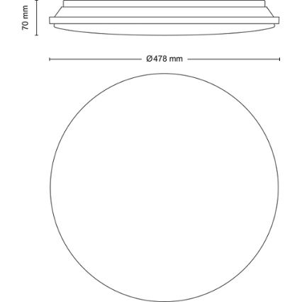 Philips - Himmennettävä LED-kattovalaisin LED/40W/230V 2700-6500K + kauko-ohjaus