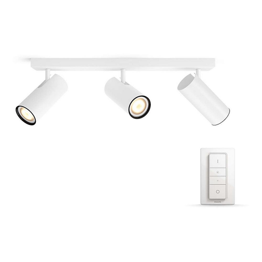 Philips - Himmennettävä LED-kohdevalo Hue BURATTO 3xGU10/5,5W