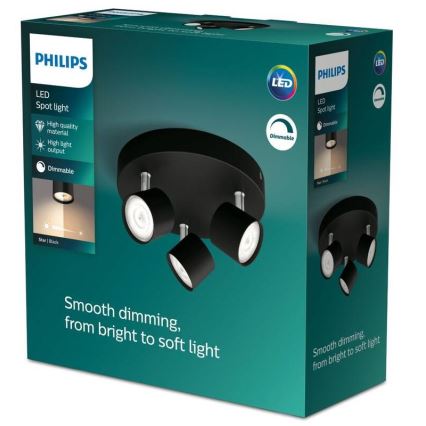 Philips - Himmennettävä LED-kohdevalo 3xLED/4,5W/230V