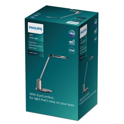 Philips - Himmennettävä LED-kosketuspöytävalaisin EINSTEIN SCENE SWITCH LED/15W/230V 2800/4000/5100K CRI94