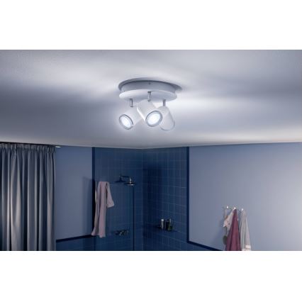 Philips - Himmennettävä LED-valaisin kylpyhuoneeseen Hue ADORE 3xGU10/5W/230V IP44 + Kauko-ohjaus