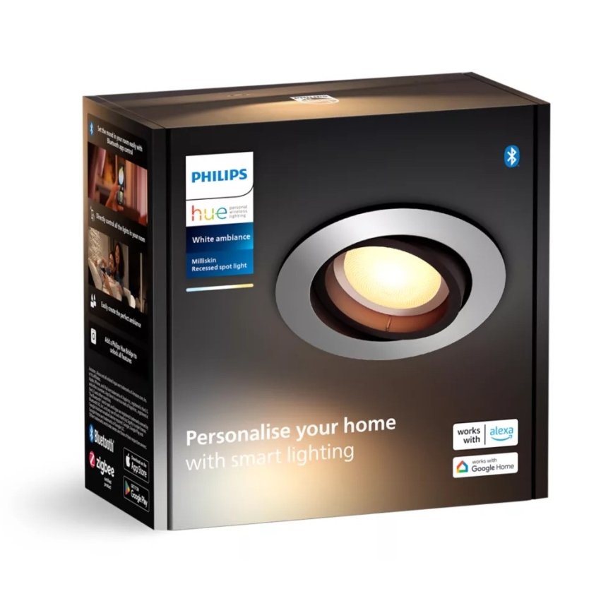 Philips - Himmennettävä riippuva LED-kattovalaisin Hue MILLISKIN 1xGU10/4,2W/230V 2200-6500K