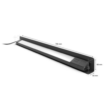 Philips - LED RGBW himmennettävä ulkovalaisin Hue White and Color Ambiance LED/20W/24V IP65