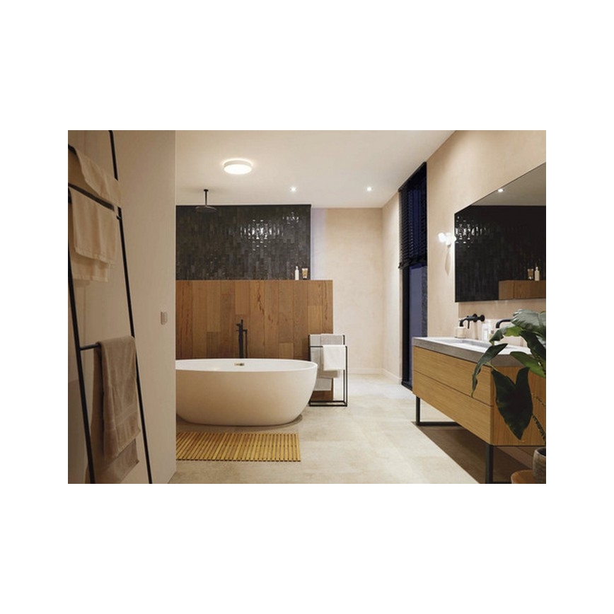 Philips - Hue DEVERE LED himmennettävä kylpyhuonevalaisin LED/33,5W/230V IP44 Ø 425 mm 2200-6500K + kaukosäädin