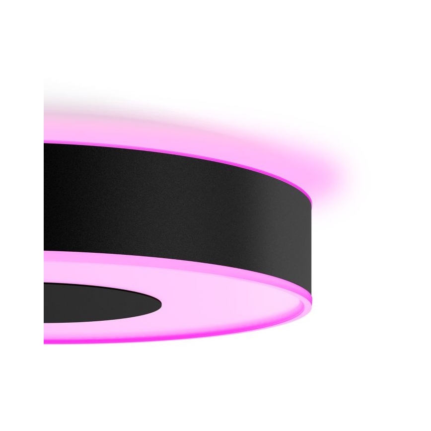 Philips - LED RGB himmennettävä kattovalaisin Hue INFUSE LED/33,5W/230V 2000-6500K halkaisija 381 mm musta