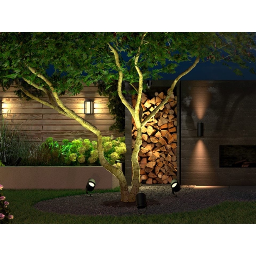 Philips - Hue LILY LED/15W/230V IP65 säädettävä ulkovalaisin RGB-LEDillä