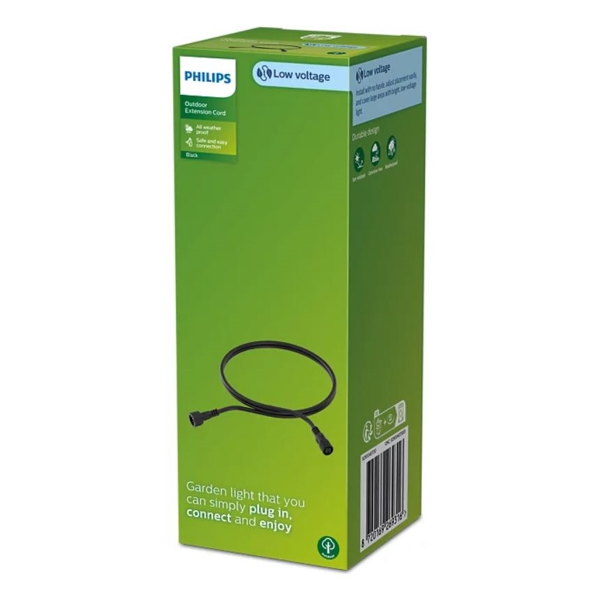 Philips - Jatkojohto ulkokäyttöön 2m IP67