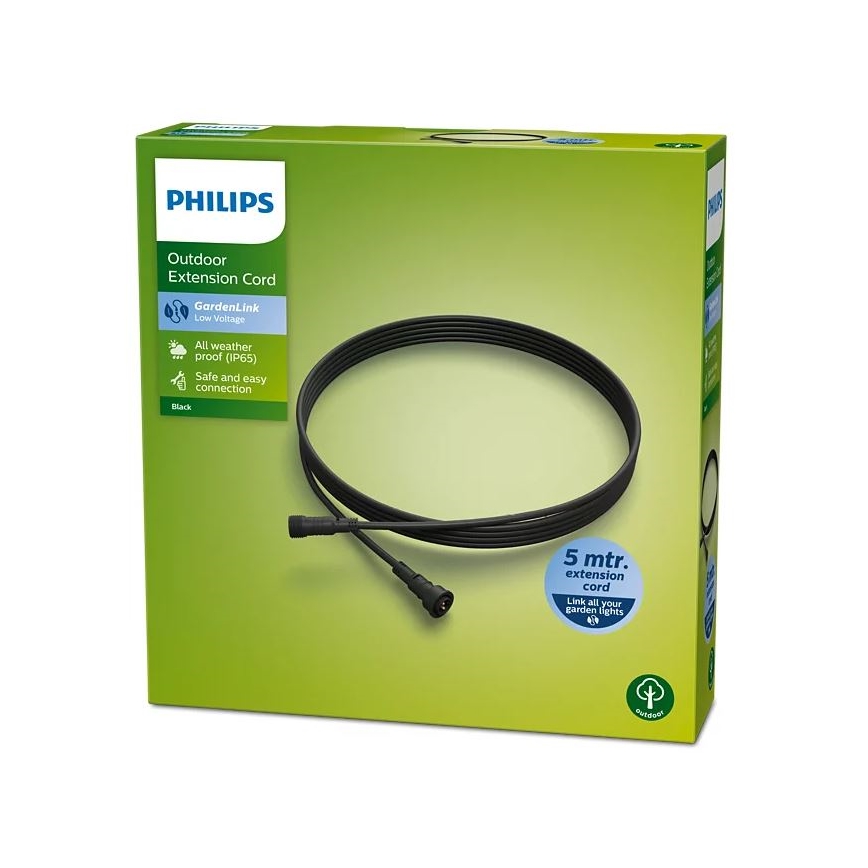 Philips - Jatkojohto ulkokäyttöön 5m IP65