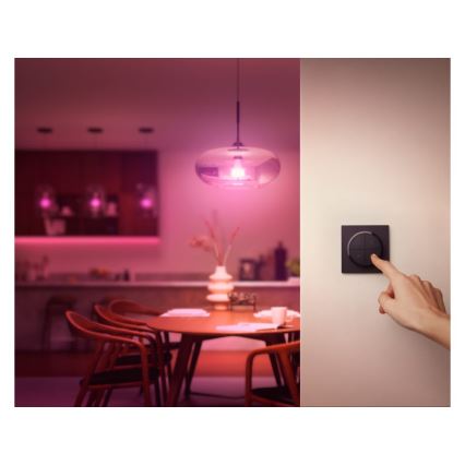 Philips - Kauko-ohjain katkaisimella Hue TAP 1xCR2032 musta