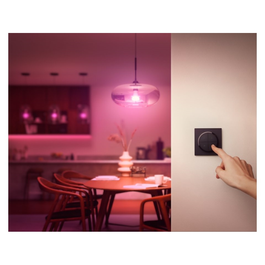 Philips - Kauko-ohjain katkaisimella Hue TAP 1xCR2032 musta