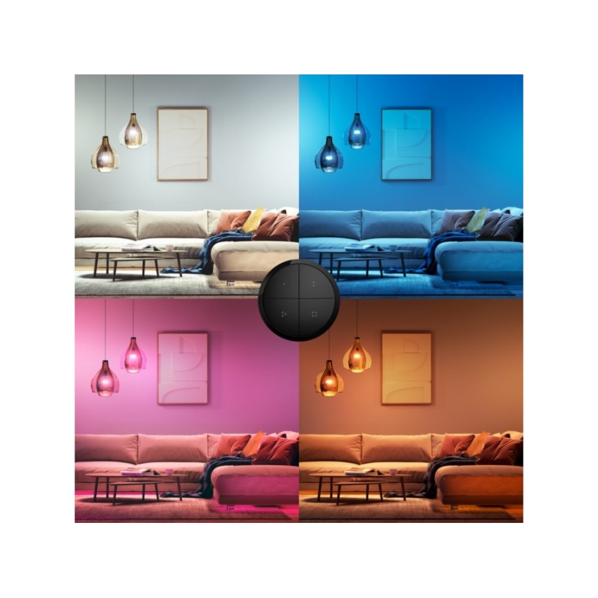 Philips - Kauko-ohjain katkaisimella Hue TAP 1xCR2032 musta