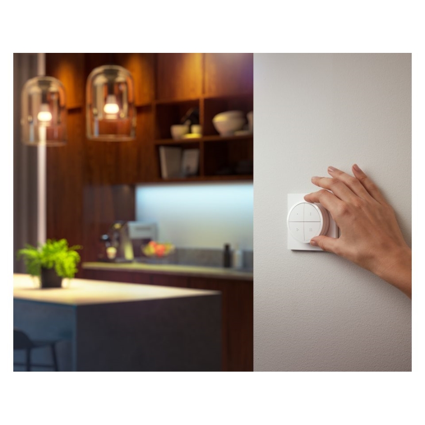 Philips - Kaukosäädin katkaisimella Hue TAP 1xCR2032 valkoinen