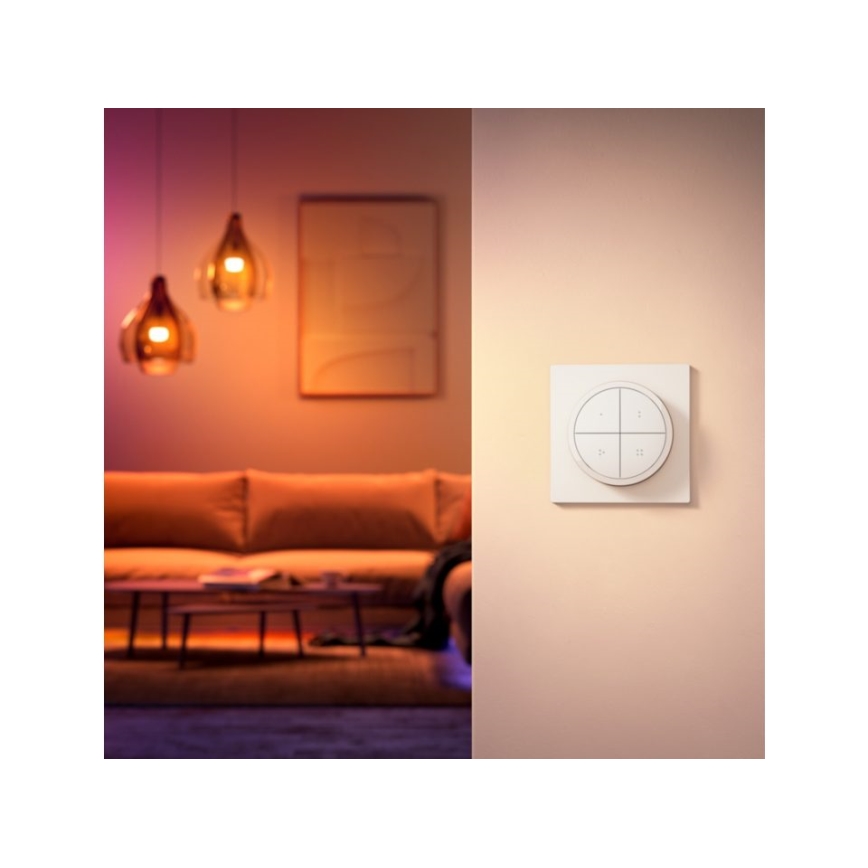 Philips - Kaukosäädin katkaisimella Hue TAP 1xCR2032 valkoinen