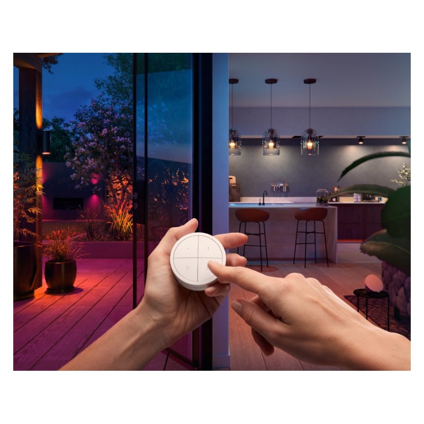 Philips - Kaukosäädin katkaisimella Hue TAP 1xCR2032 valkoinen