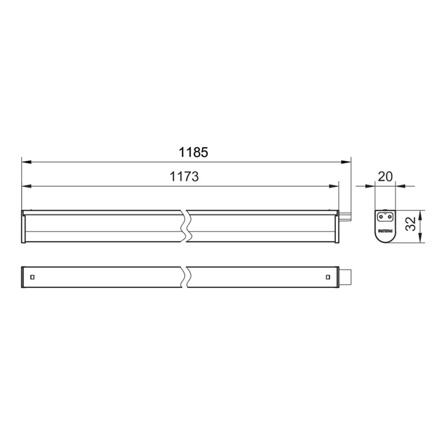 Philips - Keittiökaappien alla oleva LED-valo PROJECTLINE LED/13W/230V 3000/4000/6500K