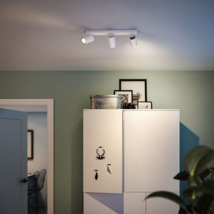 Philips - Kohdevalo KOSIPO 3xGU10/5,5W/230V valkoinen