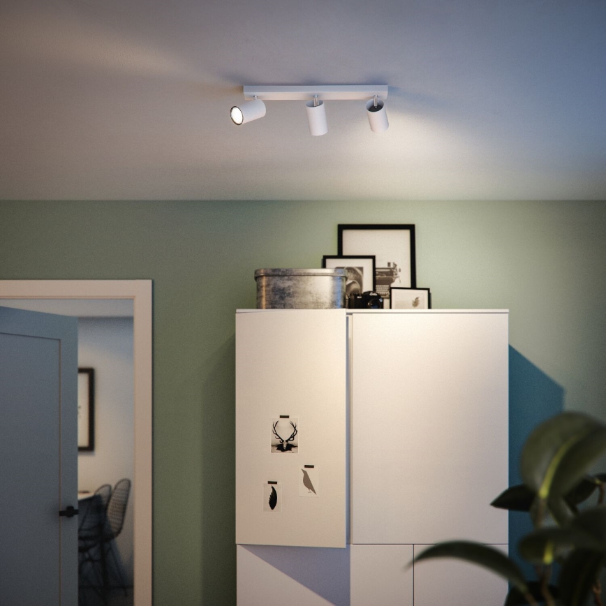 Philips - Kohdevalo KOSIPO 3xGU10/5,5W/230V valkoinen
