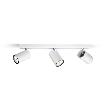 Philips - Kohdevalo KOSIPO 3xGU10/5,5W/230V valkoinen