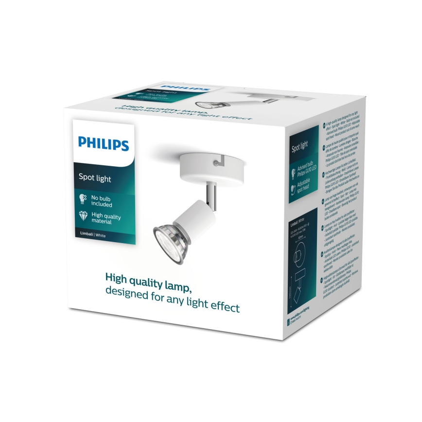 Philips - Kohdevalo 1xGU10/50W/230V valkoinen